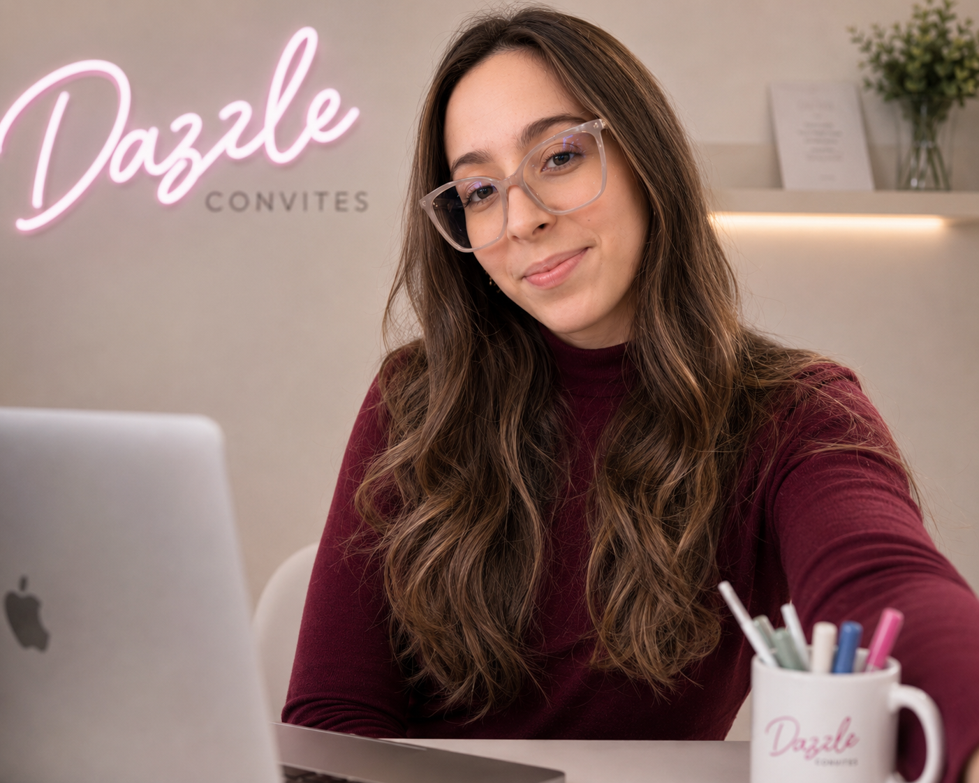 Maria Eduarda, fundadora da Dazzle Convites